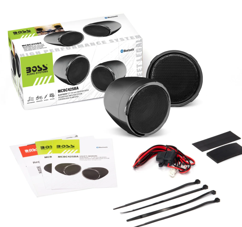 Picture of Boss Audio BSA Motorcycle Speakers - MCBC425BA
