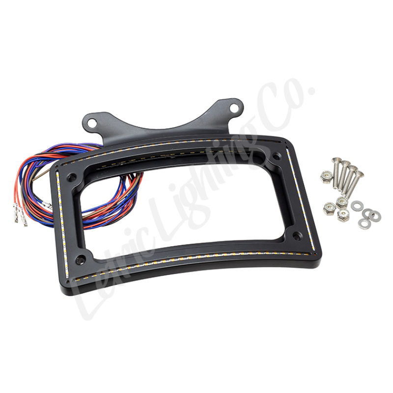 Picture of Letric Lighting LET Perfect Plate Light Frame License Frame - LLC-CPPL-B3