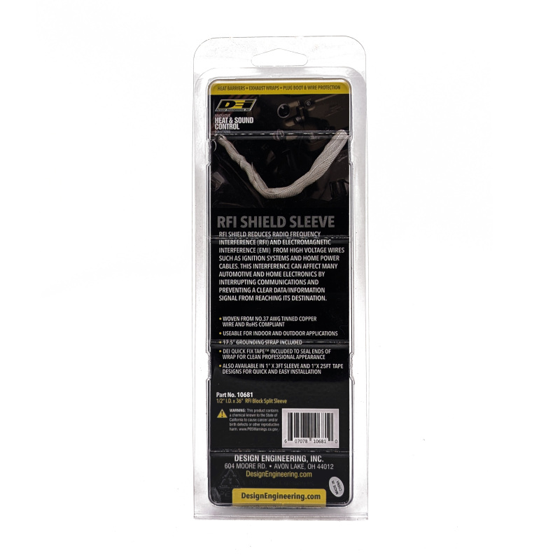 Picture of DEI Line Sleeving-RFI Grounding Thermal Sleeves - 10681