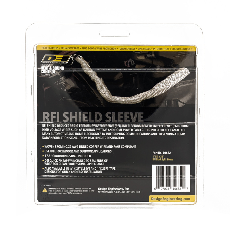 Picture of DEI Line Sleeving-RFI Grounding Thermal Sleeves - 10682