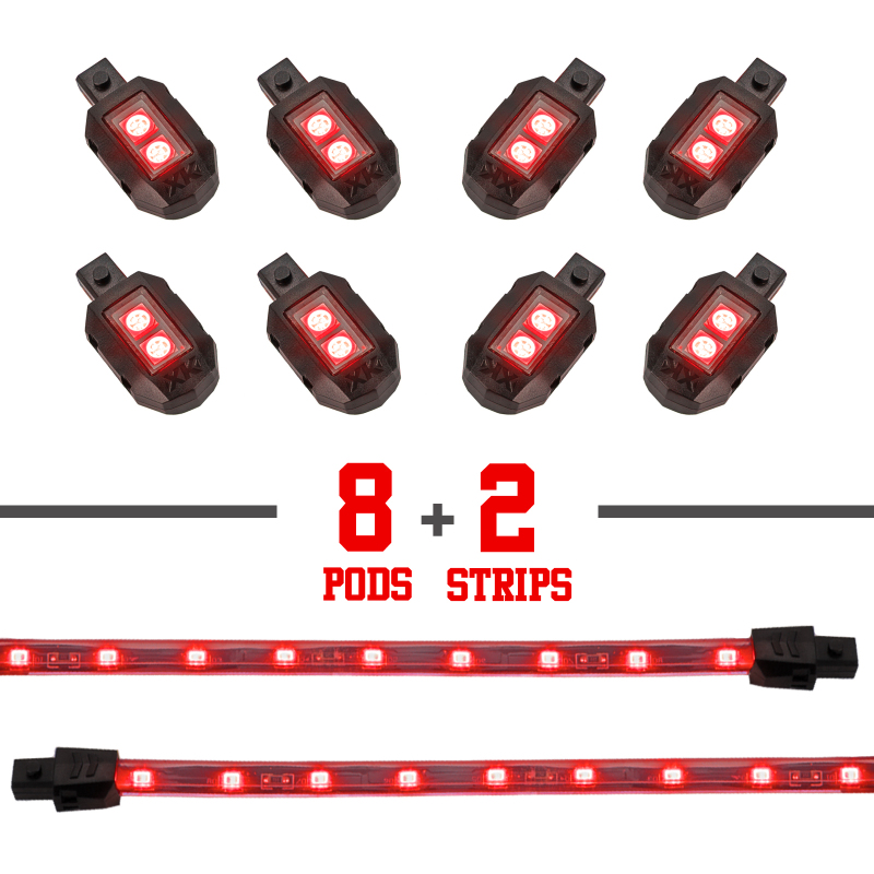 Picture of XKGLOW XKG Moto Light Kits Light Accessories and Wiring - XK034001-R