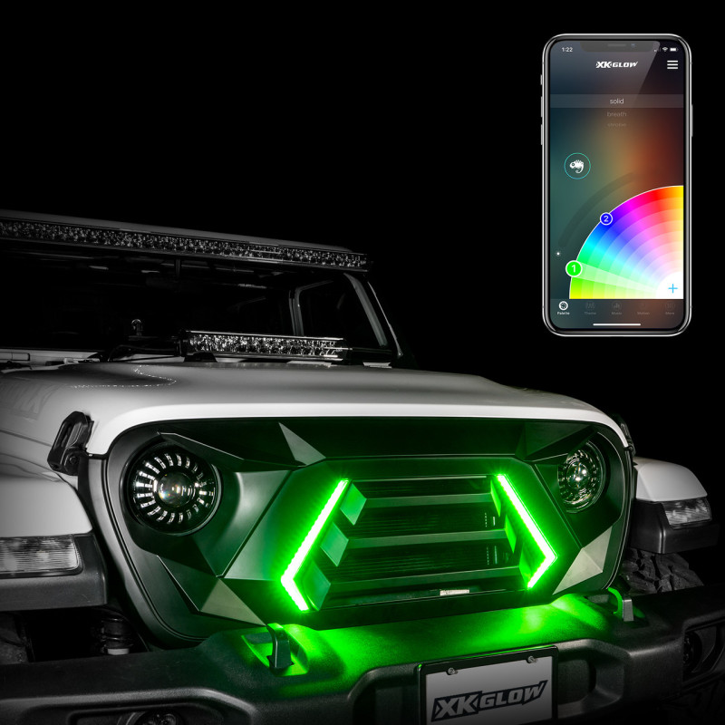 Picture of XKGLOW XKG LED Grill kit Light Accessories and Wiring - XK-GRILL-JL1-DM