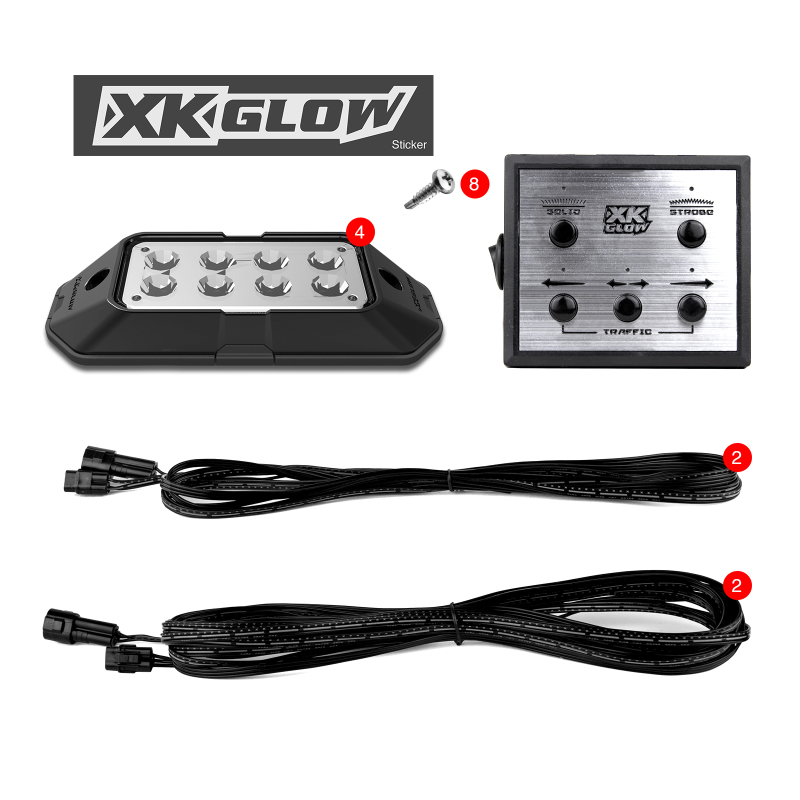 Picture of XKGLOW XKG Strobe Lights Light Bars & Cubes - XK052001-4WA