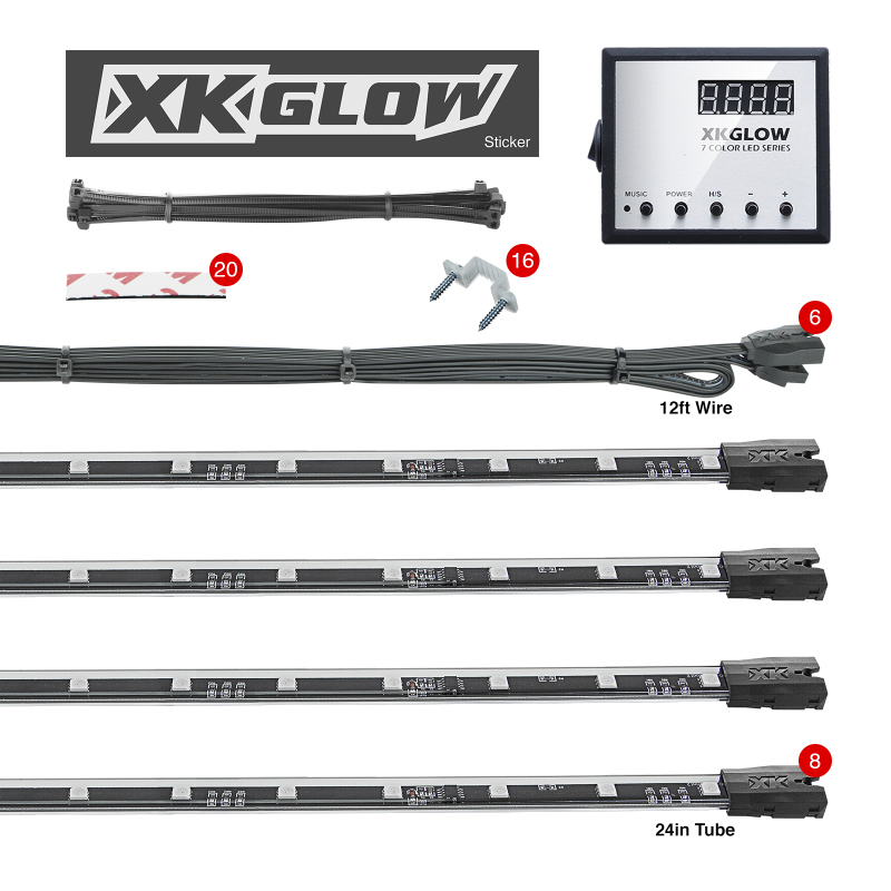 Picture of XKGLOW XKG LED Light Kit Light Accessories and Wiring - XK041006