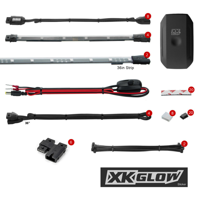 Picture of XKGLOW XKG Offroad Accent Lights Light Accessories and Wiring - XK-SNOW-STA