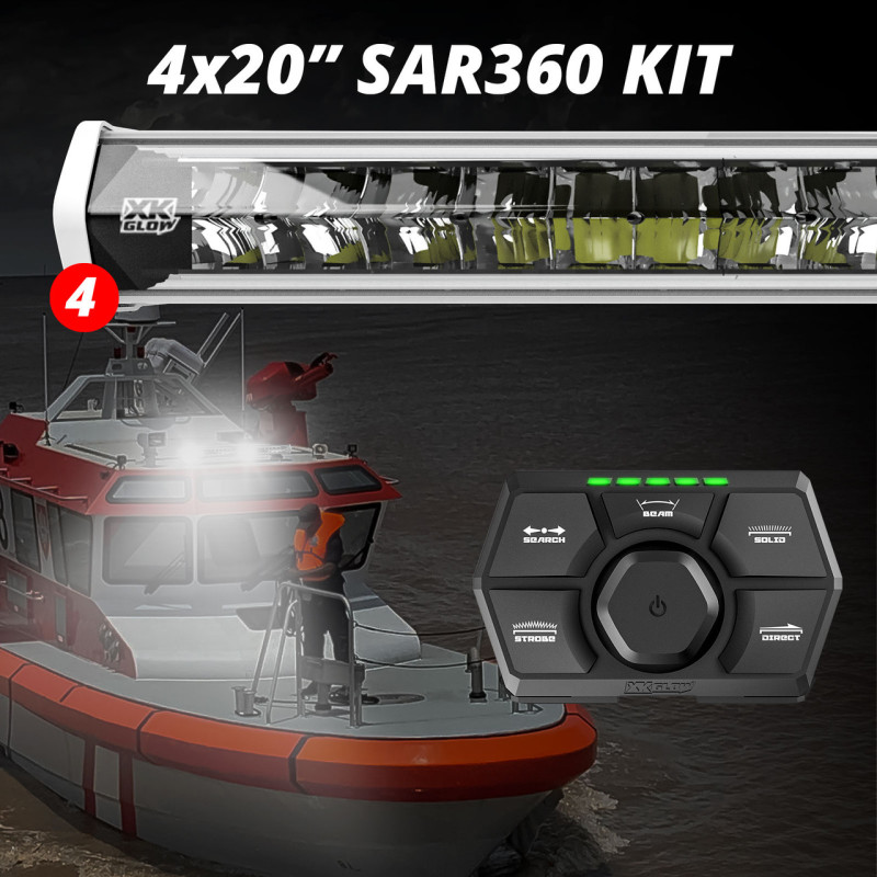 Picture of XKGLOW XKG Search Rescue Lights Light Accessories and Wiring - XK-SAR360-1111W