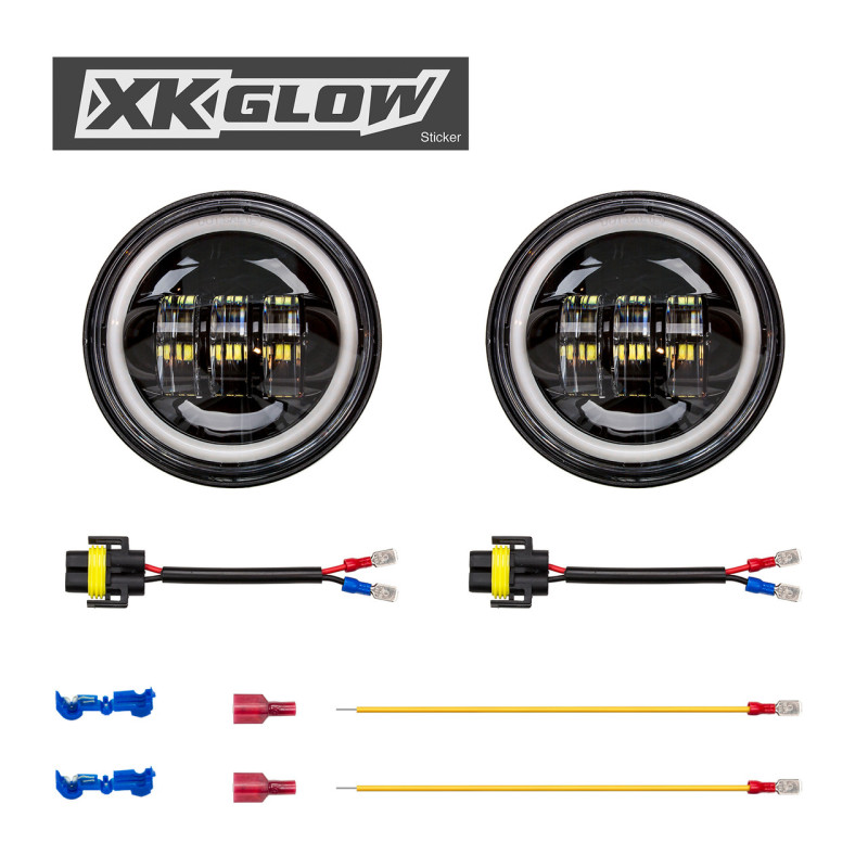 Picture of XKGLOW XKG Moto Headlights - XK042007-W