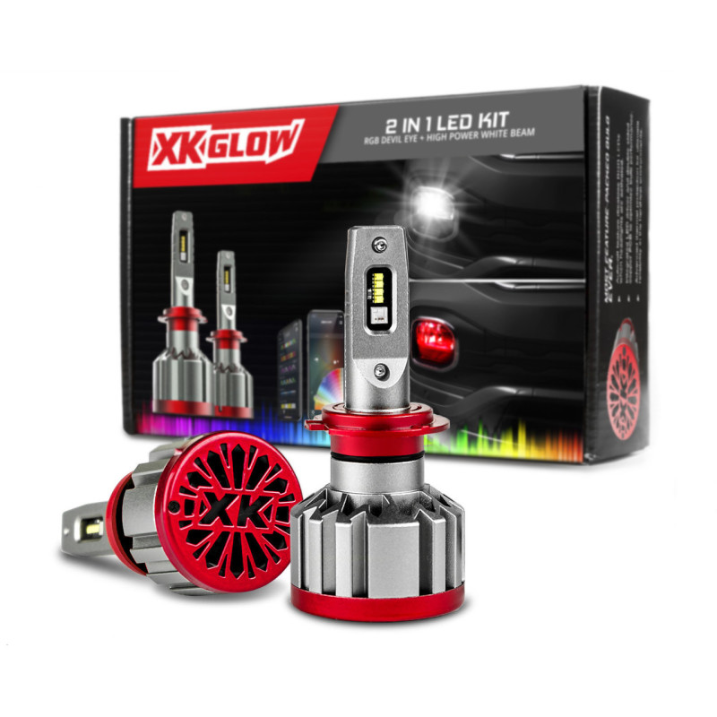 Picture of XKGLOW XKG Moto Headlights - XK045004-H4-M