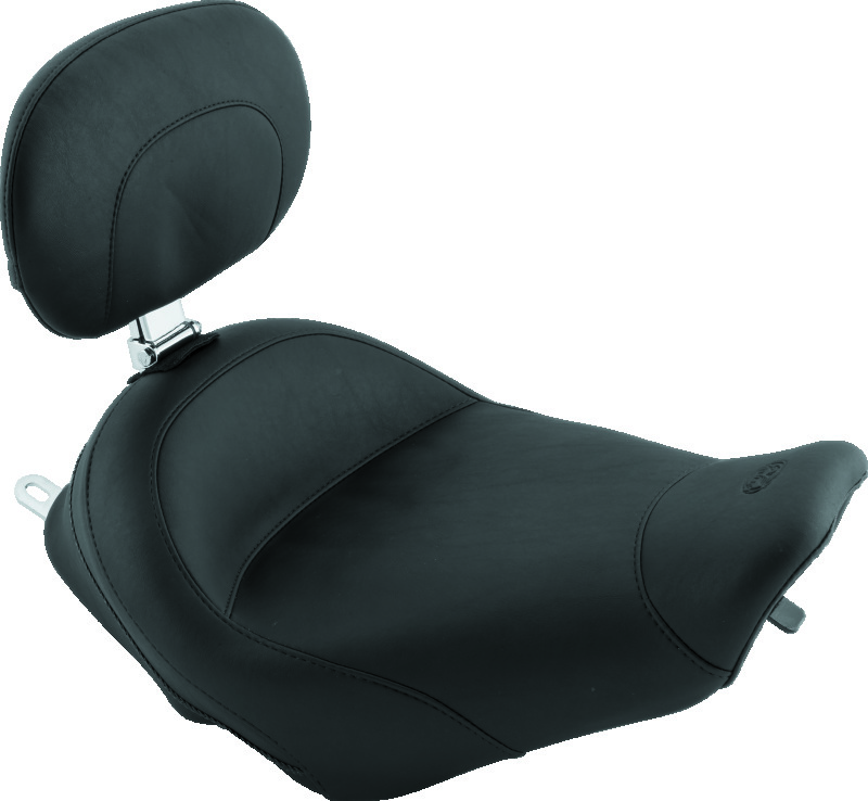 Picture of Mustang Motorcycle MMP Solo with Driver Backrest Original Solo Motorcycle Seats - 79100