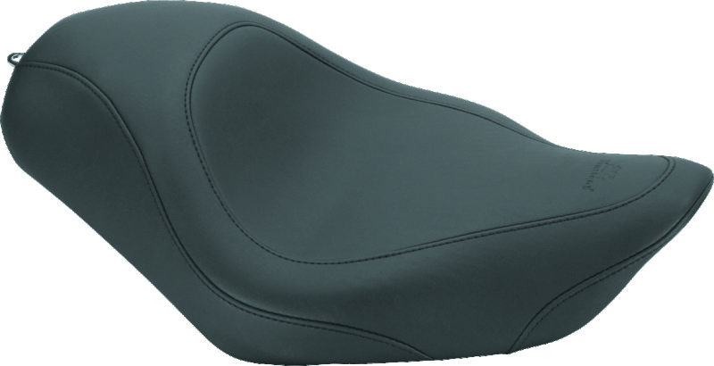 Picture of Mustang Motorcycle MMP 2 Piece Seat with Driver Backrest Original Two-Piece Motorcycle Seats - 79251