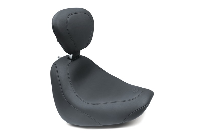 Picture of Mustang Motorcycle MMP Solo with Driver Backrest Studs Solo Motorcycle Seats - 79336