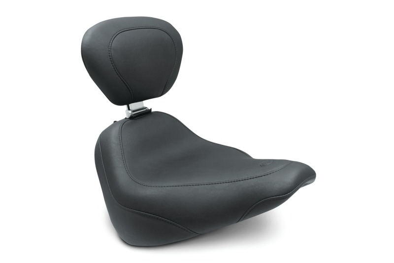 Picture of Mustang Motorcycle MMP Solo with Driver Backrest Original Solo Motorcycle Seats - 79493