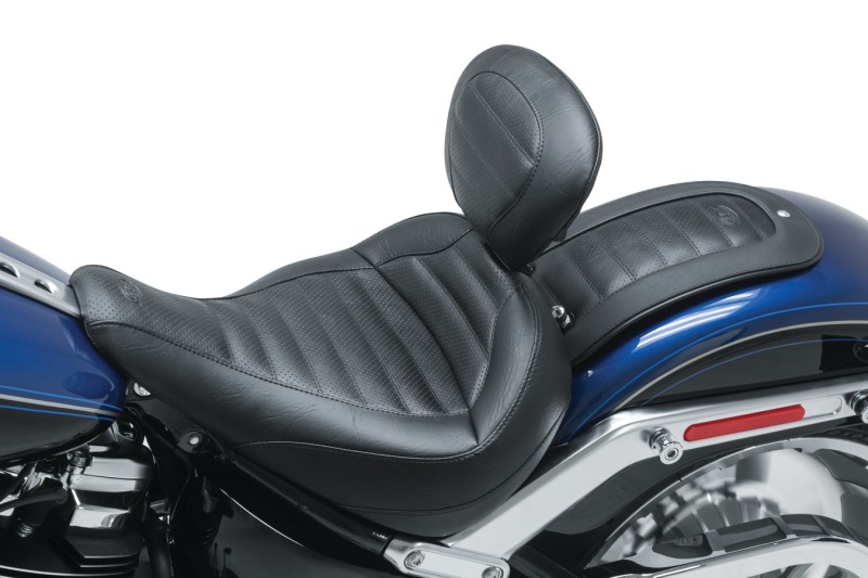 Picture of Mustang Motorcycle MMP Solo with Driver Backrest Original Solo Motorcycle Seats - 79770