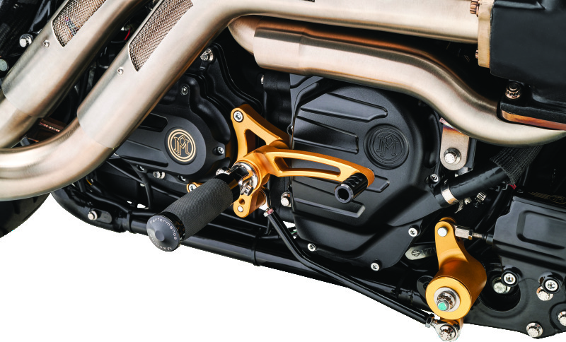 Picture of Performance Machine PFM Foot Controls Footpegs - 0035-1180M-SMG