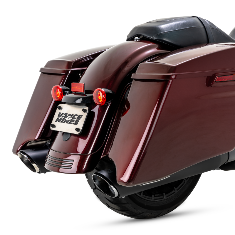 Picture of Vance and Hines VAH Twin Slash Slip-Ons Motorcycle Slip-On - 46672