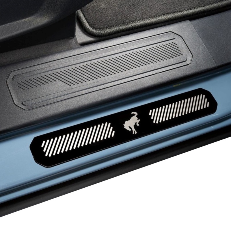 Picture of Putco PUT Black Platinum Door Sills Door Panels - 95177BPFD