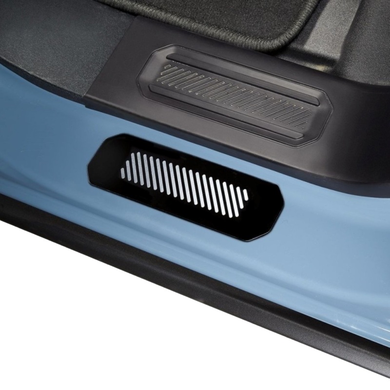 Picture of Putco PUT Black Platinum Door Sills Door Panels - 95177BPFD