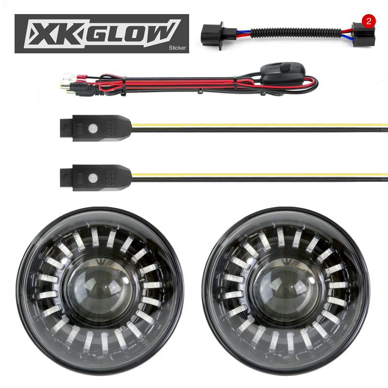 Picture of XKGLOW XKG Headlights Light Accessories and Wiring - XK-7IN-JP-KIT