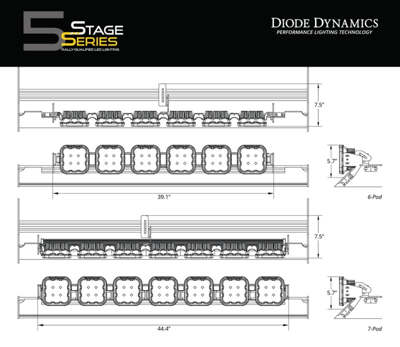 Picture of Diode Dynamics DIO Roof Rack Mounting Kit Light Mounts - DD7831