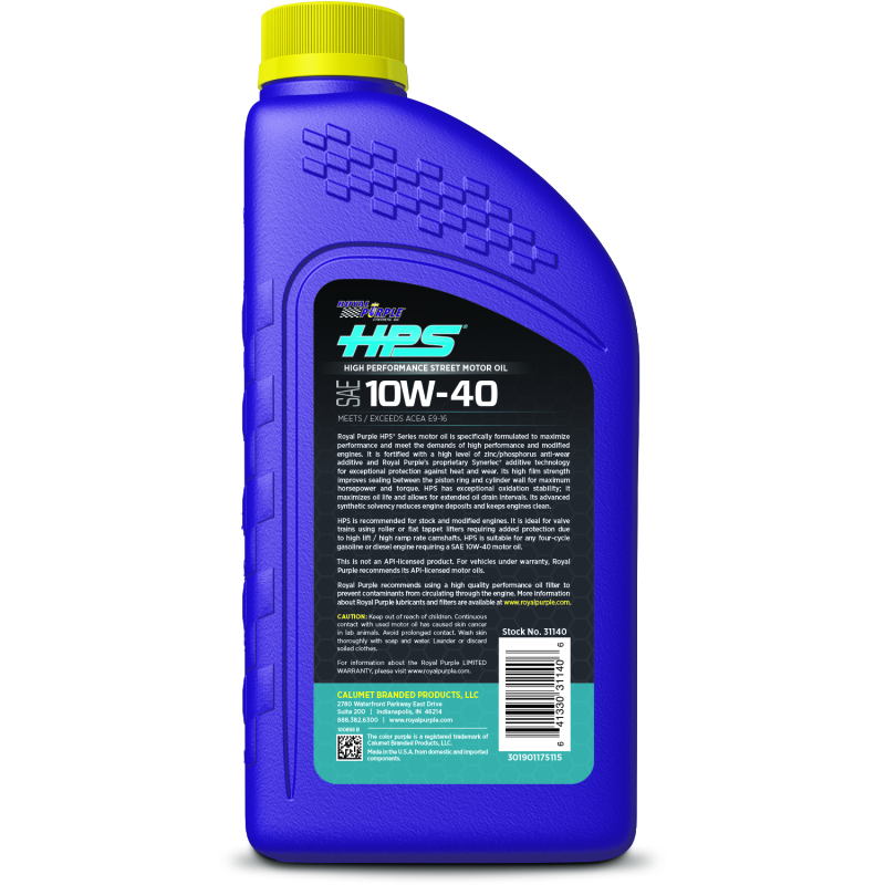 Picture of Royal Purple RLP Motor Oil-HPS High Perf Street - 36140