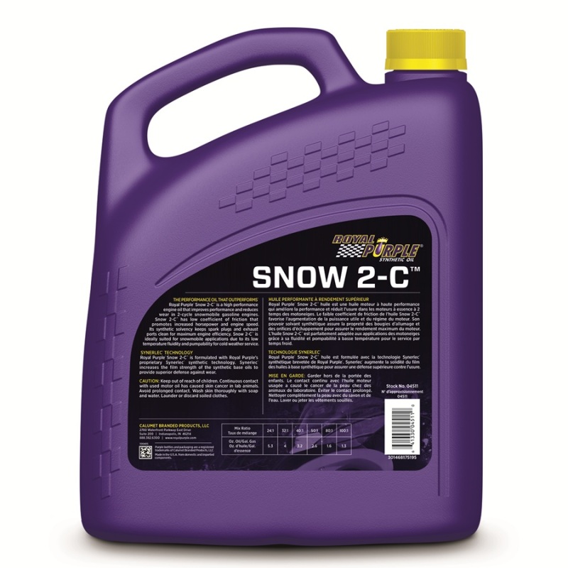 Picture of Royal Purple RLP Snowmobile Oil-Snow 2-C Motor Oils - 43511