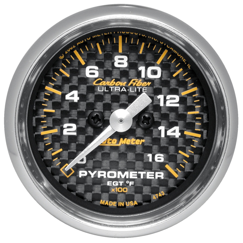 Picture of AutoMeter AM Carbon Fiber Gauges - 4744