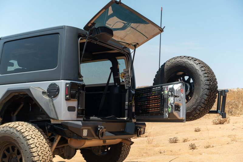 Picture of DV8 Offroad DVE Tire Carriers Chase Racks - TCJK-14