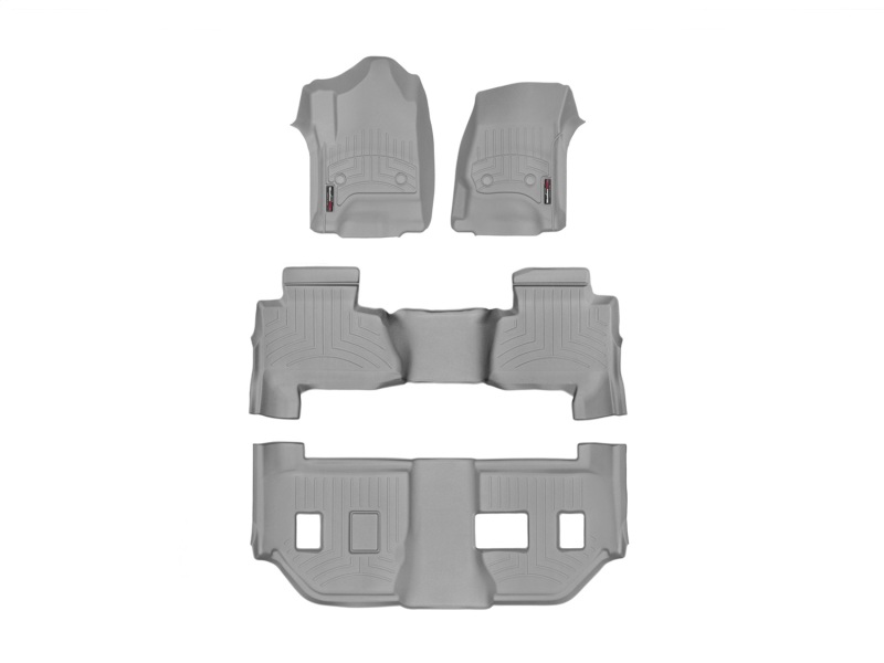 Picture of WeatherTech WT FloorLiner-Front-Grey Floor Mats - 46607-1-8-9