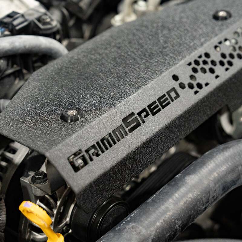 Picture of GrimmSpeed GRM Pulley Cover Engine Covers - GRM113086BLK