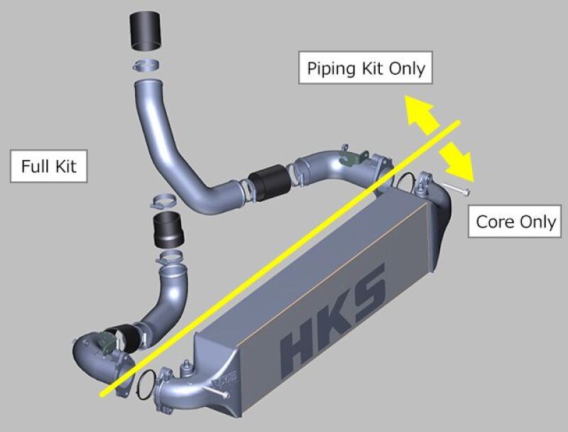 Picture of HKS Intercooler Piping Intercooler Pipe Kits - 13002-AH002