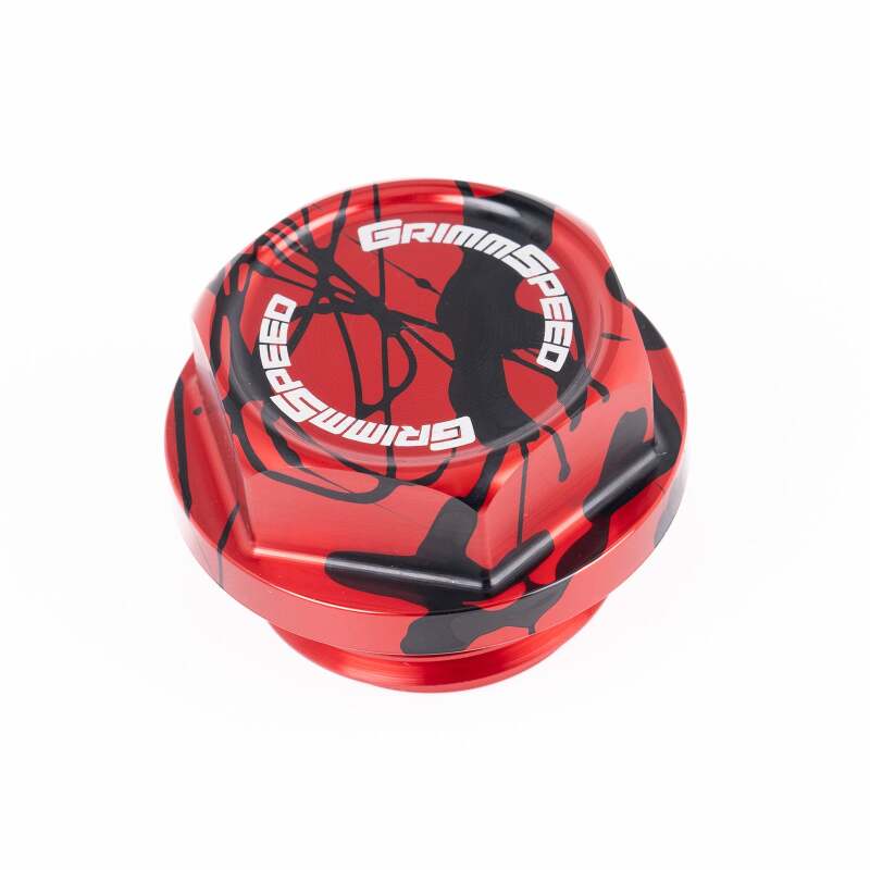 Picture of GrimmSpeed GRM Oil Caps - GRM120014RDBLK