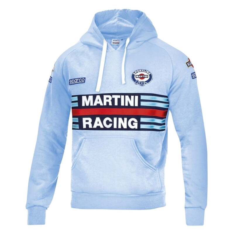 Picture of Sparco Hoodie Martini-Racing Medium Celeste