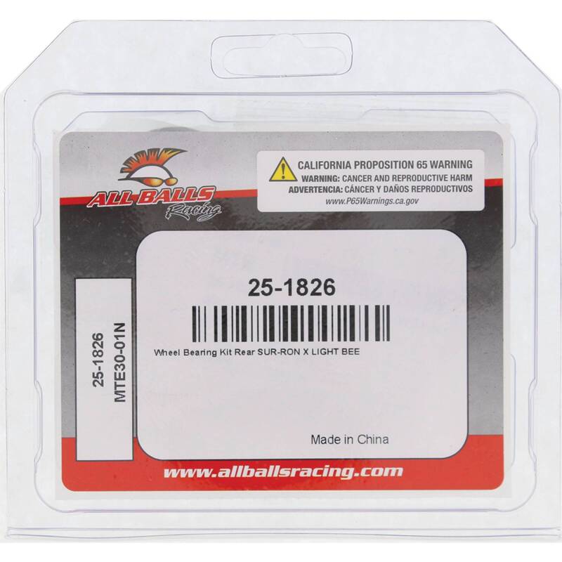Picture of All Balls Racing ABR Wheel Bearing Kits Rear - 25-1826