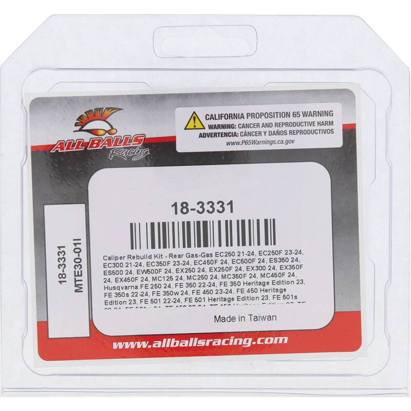 Picture of All Balls Racing ABR Caliper Rebuild Kits Brake Caliper Rebuild Kits - 18-3331