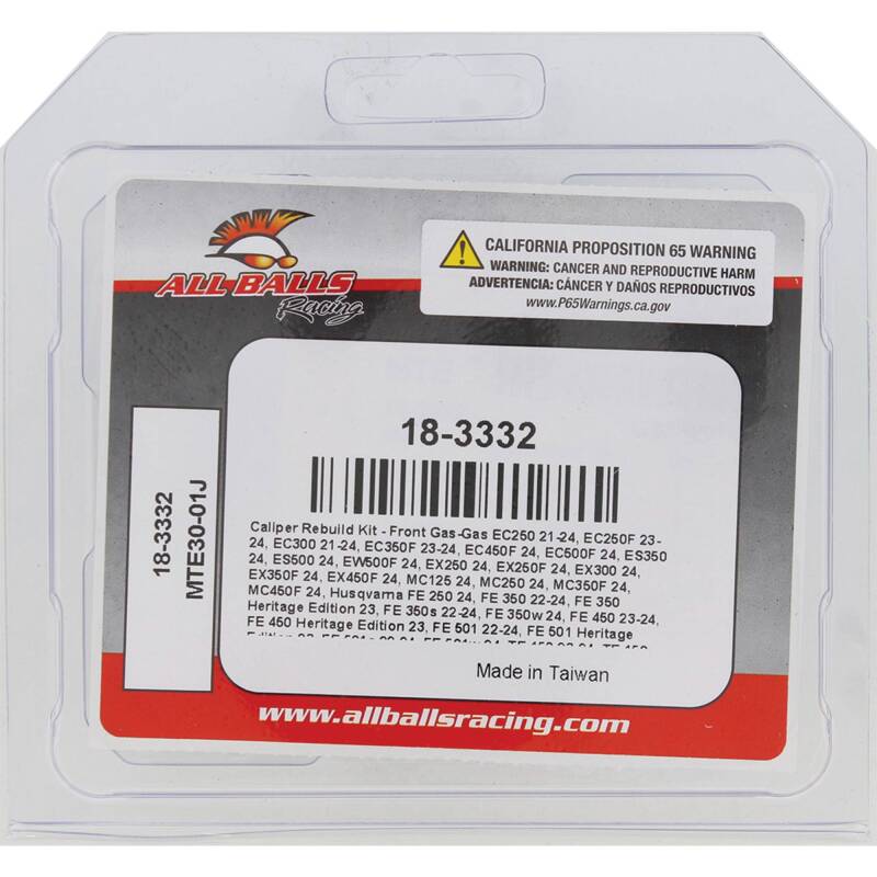 Picture of All Balls Racing ABR Caliper Rebuild Kits Brake Caliper Rebuild Kits - 18-3332