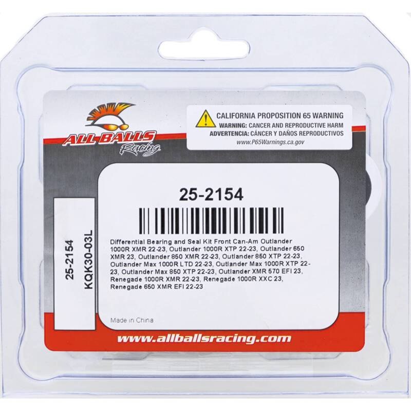 Picture of All Balls Racing ABR Differential Kits - 25-2154