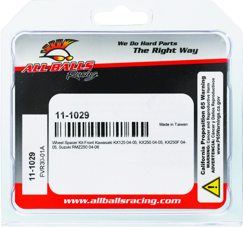 Picture of All Balls Racing ABR Wheel Spacer Kits Wheel Spacers & Adapters - 11-1029