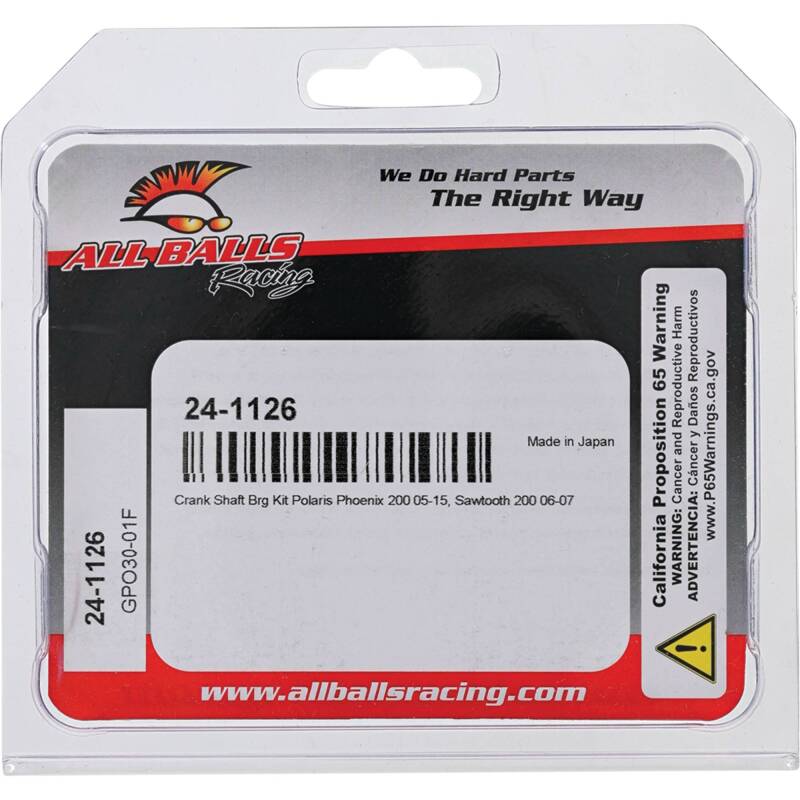 Picture of All Balls Racing ABR Crank Bearing Kits - 24-1126