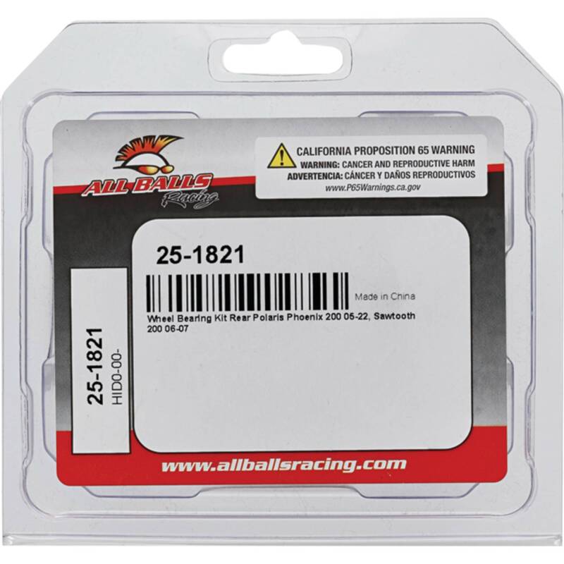 Picture of All Balls Racing ABR Wheel Bearing Kits - 25-1821