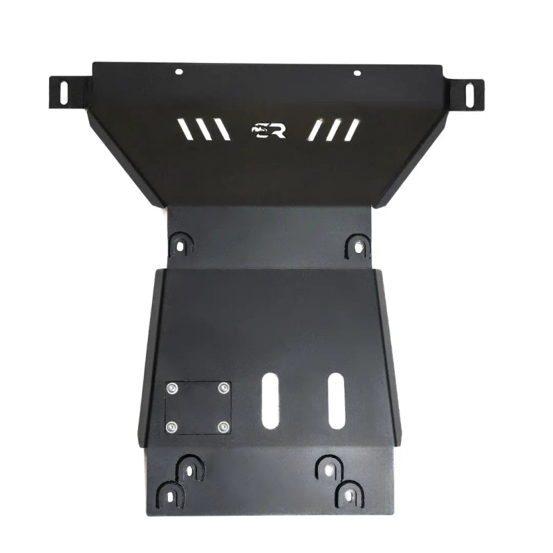 Picture of Cali Raised 2014+ Toyota Tacoma Front Skid Plate -  Aluminum / Powder Coat