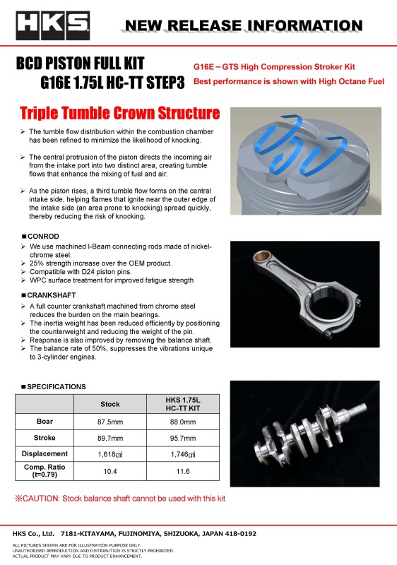 Picture of HKS Crankshafts - 23006-AT004