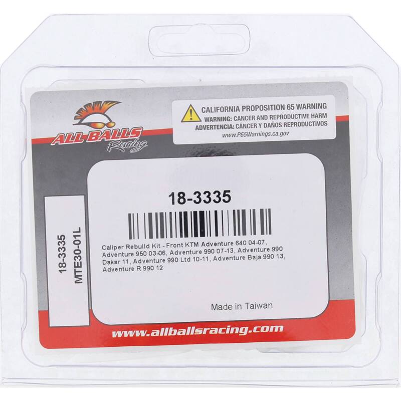 Picture of All Balls Racing ABR Caliper Rebuild Kits Brake Caliper Rebuild Kits - 18-3335