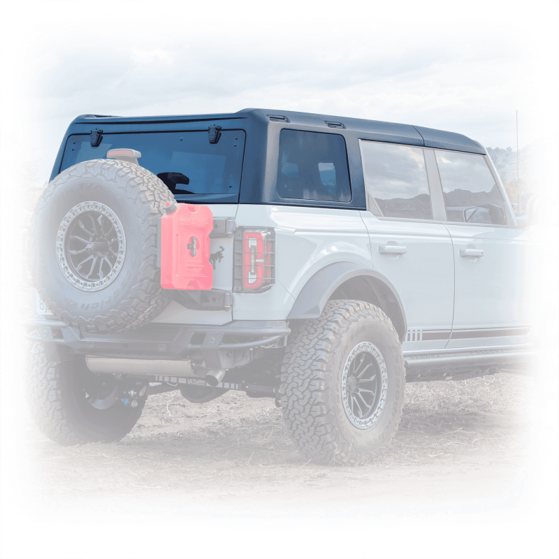 Picture of TOR Hard Top - Turn Offroad 2021+ Ford Bronco Hard Top (4 Door) Black/Black Foam Headliner/Wiper & Defrost torHTBR-M4HL01WD