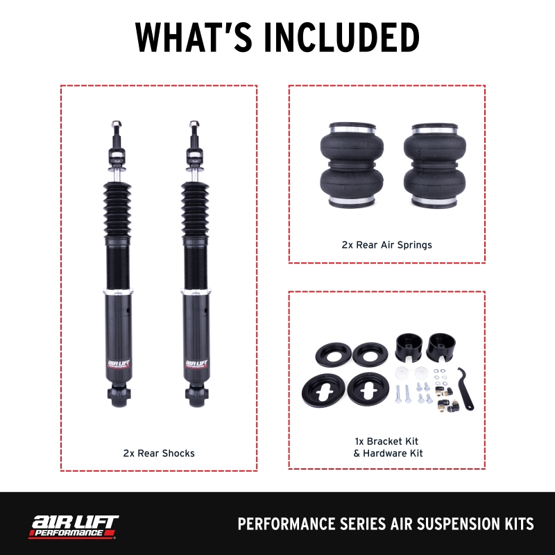 Picture of Air Lift ALF Performance Rear Kits Air Suspension Kits - 76503