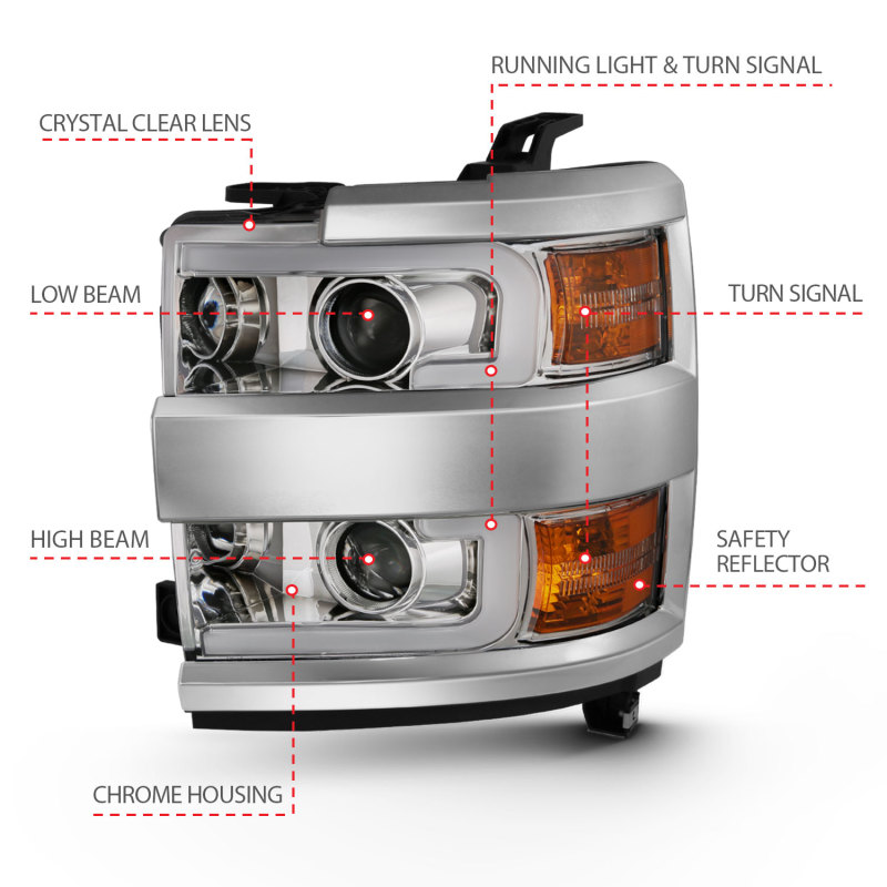 Picture of ANZO ANZ LED/Projector Headlights - 111360