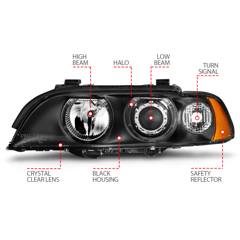 Picture of ANZO ANZ LED/Projector Headlights - 121017