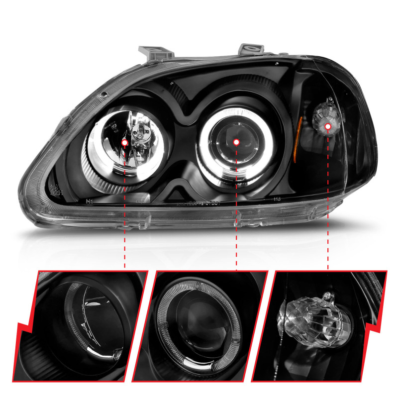 Picture of ANZO ANZ LED/Projector Headlights - 121068
