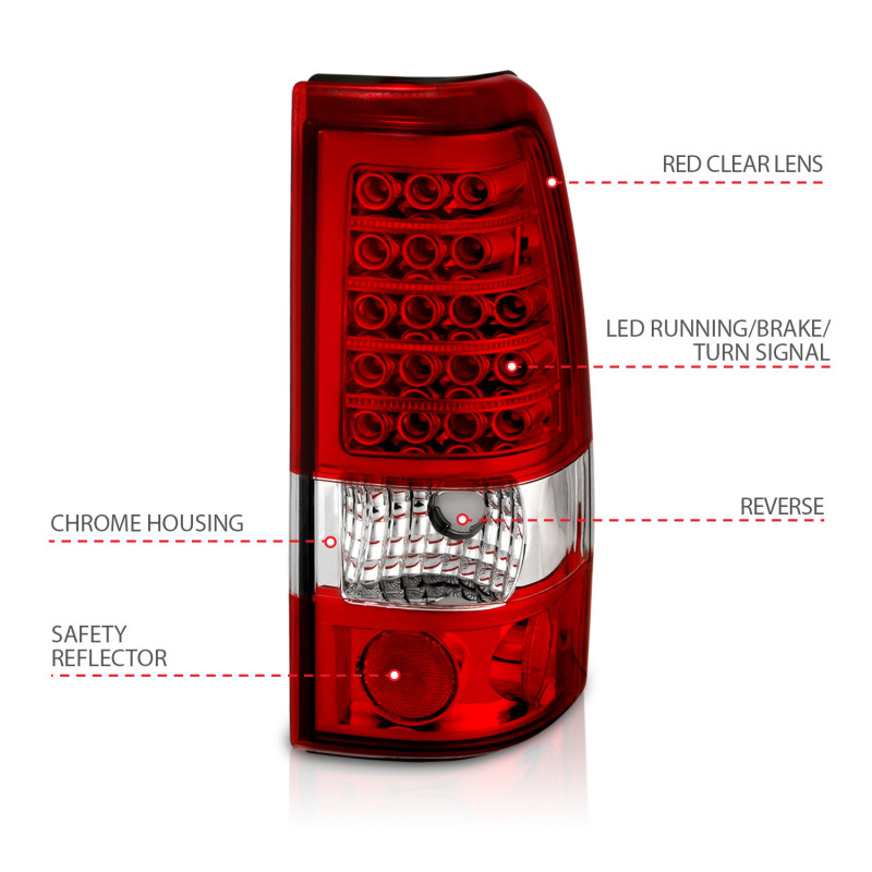Picture of ANZO ANZ LED Taillights - 311010