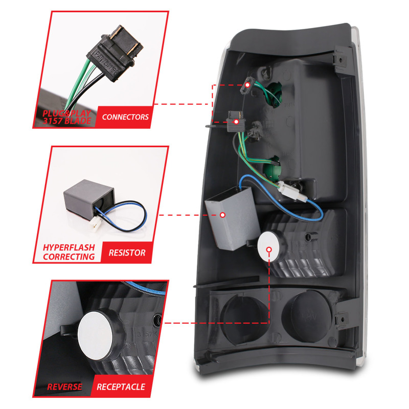 Picture of ANZO ANZ LED Taillights - 311010