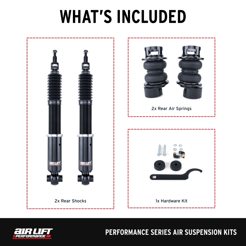 Picture of Air Lift ALF Performance Rear Kits Air Suspension Kits - 76541